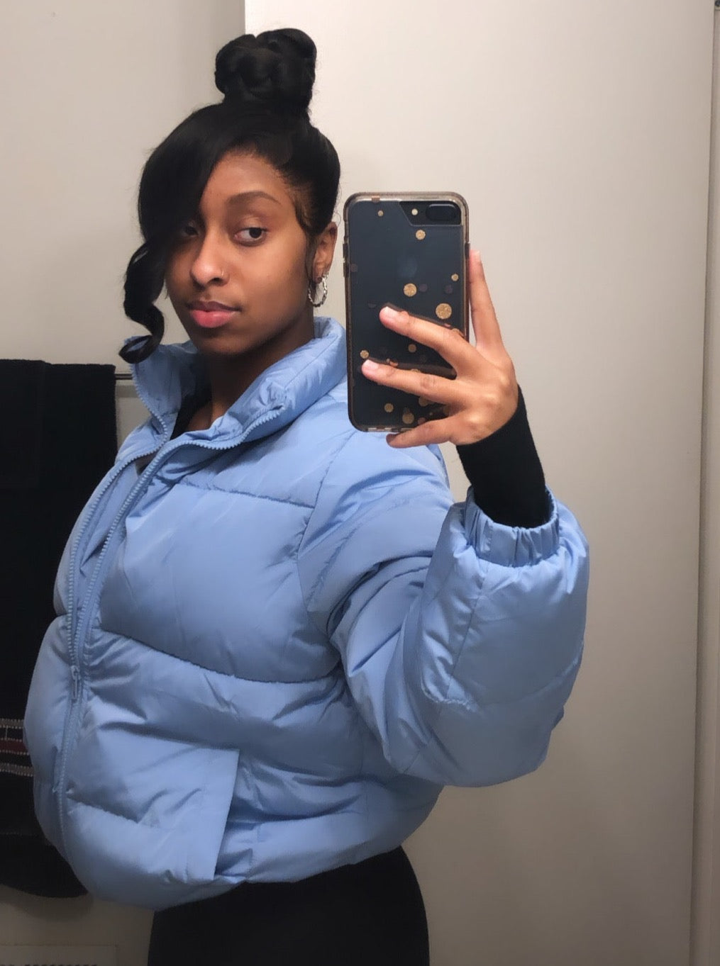CEO wearing an HD 13x4 Lace Frontal Bun